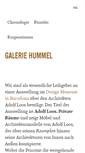 Mobile Screenshot of galeriehummel.com